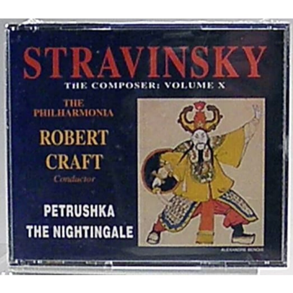 Stravinsky Petrushka Nightingale CD Vol X Robert Craft MusicMasters Classics
